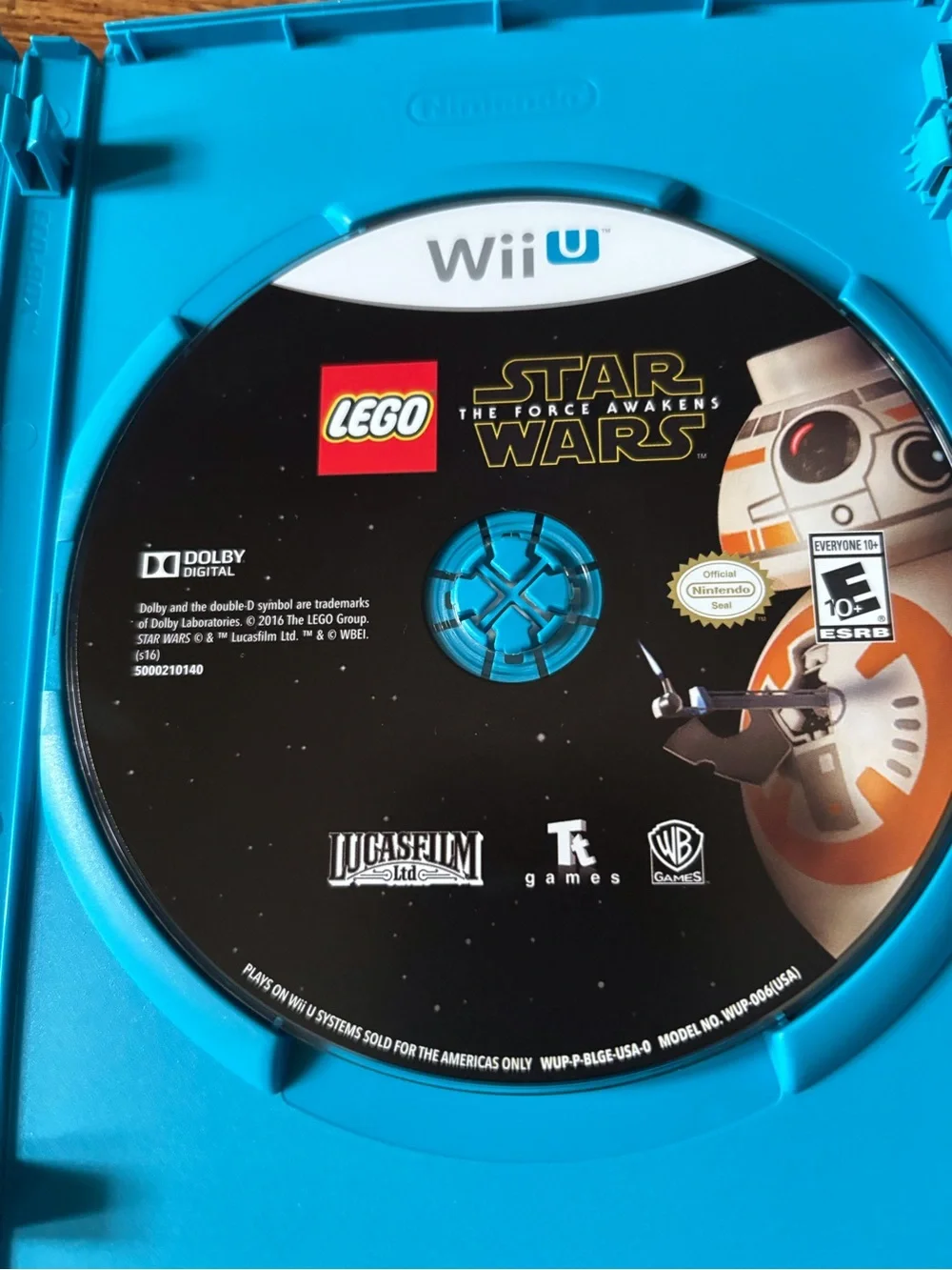 Nintendo Lego Star Wars The Force Awakens Wii U video game